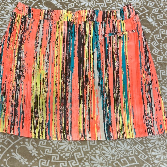 Jamie Sadock Orange Yellow Mini Skorts Casual - Picture 7 of 11